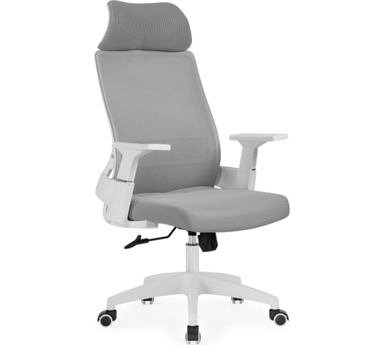 Офисное кресло Woodville flok gray/white 15607 1