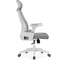 Офисное кресло Woodville flok gray/white 15607 5