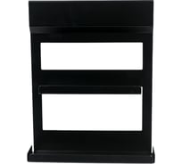 Полка для специй MAKMART 2-х-уровневая, 256x75x320 мм, отделка черный бархат (матовый) RS.2A.3003.9005