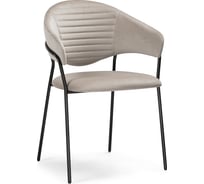 Стул на металлокаркасе Woodville рансол дымчатый/черный глянец 483860