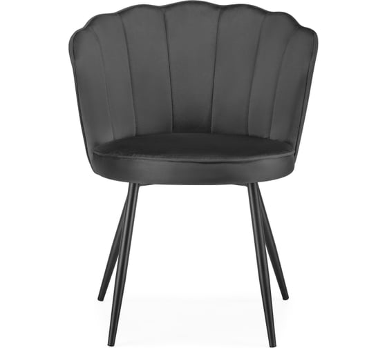 Стул на металлокаркасе Woodville coral grey/black 15583