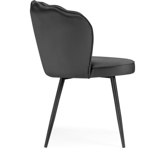 Стул на металлокаркасе Woodville coral grey/black 15583