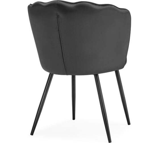 Стул на металлокаркасе Woodville coral grey/black 15583