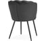 Стул на металлокаркасе Woodville coral grey/black 15583 5