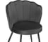 Стул на металлокаркасе Woodville coral grey/black 15583 6