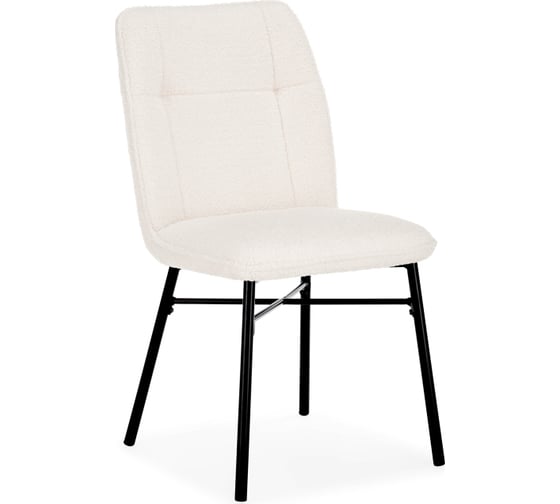 Стул на металлокаркасе Woodville denis beige/black 15656