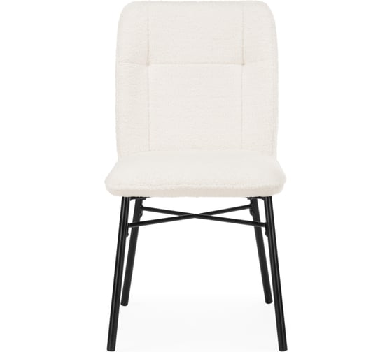 Стул на металлокаркасе Woodville denis beige/black 15656