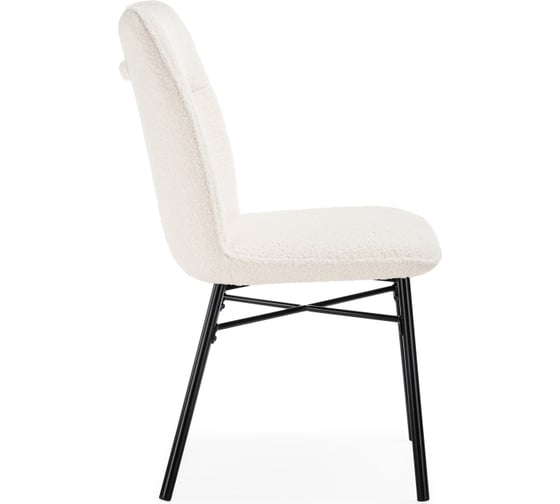Стул на металлокаркасе Woodville denis beige/black 15656