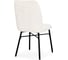 Стул на металлокаркасе Woodville denis beige/black 15656 6