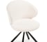 Стул на металлокаркасе Woodville solomon крутящийся white/black 15600 11
