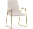 Стул на металлокаркасе Woodville lana white/gold 15604 1