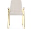 Стул на металлокаркасе Woodville lana white/gold 15604 3