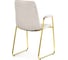 Стул на металлокаркасе Woodville lana white/gold 15604 5