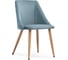 Стул на металлокаркасе Woodville morgan light blue/wood 15232 1