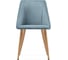 Стул на металлокаркасе Woodville morgan light blue/wood 15232 2