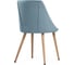 Стул на металлокаркасе Woodville morgan light blue/wood 15232 4