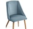 Стул на металлокаркасе Woodville morgan light blue/wood 15232 5