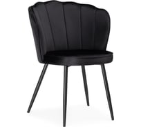 Стул на металлокаркасе Woodville coral black 15586
