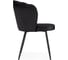 Стул на металлокаркасе Woodville coral black 15586 4