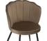 Стул на металлокаркасе Woodville coral сappuccino/black 15585 6