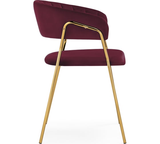 Стул Woodville kamelia 1 wine red/gold 15717