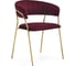 Стул Woodville kamelia 1 wine red/gold 15717 1