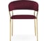 Стул Woodville kamelia 1 wine red/gold 15717 3