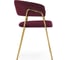 Стул Woodville kamelia 1 wine red/gold 15717 4