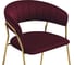 Стул Woodville kamelia 1 wine red/gold 15717 6