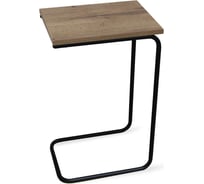 Придиванный столик Мебелик SHT-CT9 дуб галифакс табак/черный муар 8409
