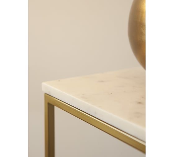 Набор кофейных столиков Bergenson Bjorn Mayen Gold белые/золотистые BB0000395