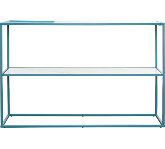 Консольный стол Bergenson Bjorn Mayen 120x35x76 см, белый/бирюзовый BB0000504