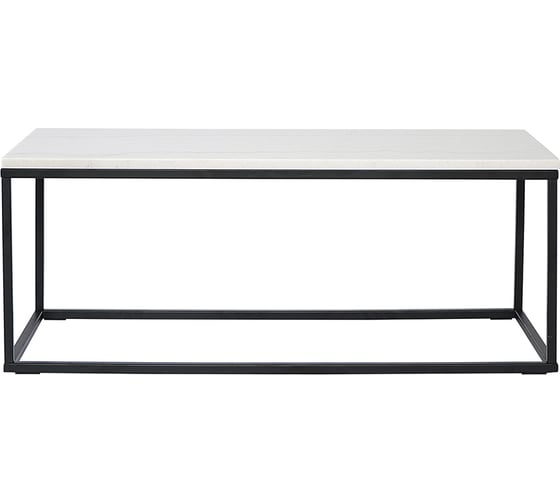 Журнальный столик Bergenson Bjorn Mayen 90x40x35 см, белый/черный BB0000242