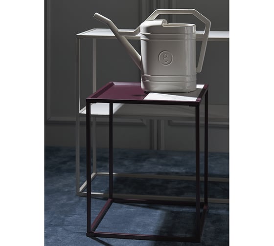 Кофейный столик Bergenson Bjorn Mayen 45x45 см, белый/сливовый BB0000486