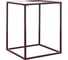 Кофейный столик Bergenson Bjorn Mayen 45x45 см, белый/сливовый BB0000486 1