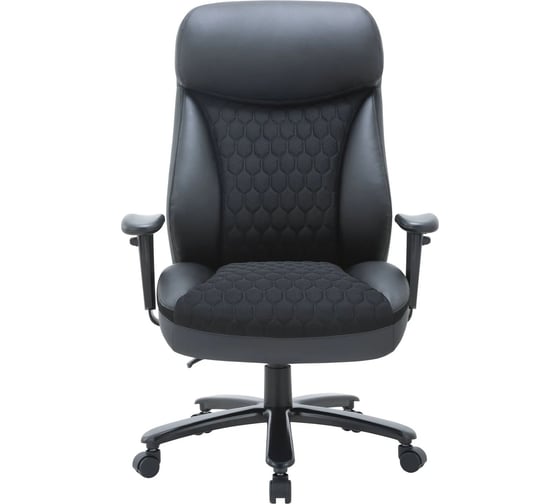Офисное кресло CHAIRMAN ch414 экокожа/ткань, черный 00-07145955