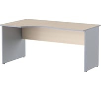 Криволинейный стол SKYLAND са-1л imago клен/металлик, 1600x900(720)x755 мм sk-01186373