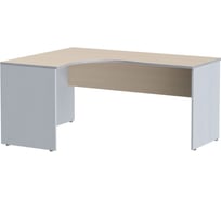 Криволинейный стол SKYLAND са-4л imago клен/металлик, 1600x1200(600)x755 мм sk-01186385