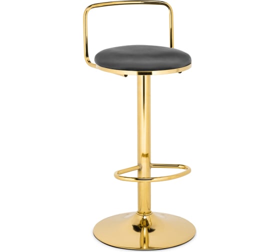 Барный стул Woodville lusia dark gray / gold 15680