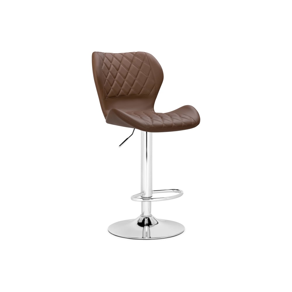 Барный стул Woodville porch brown / chrome 15722 - выгодная цена ...