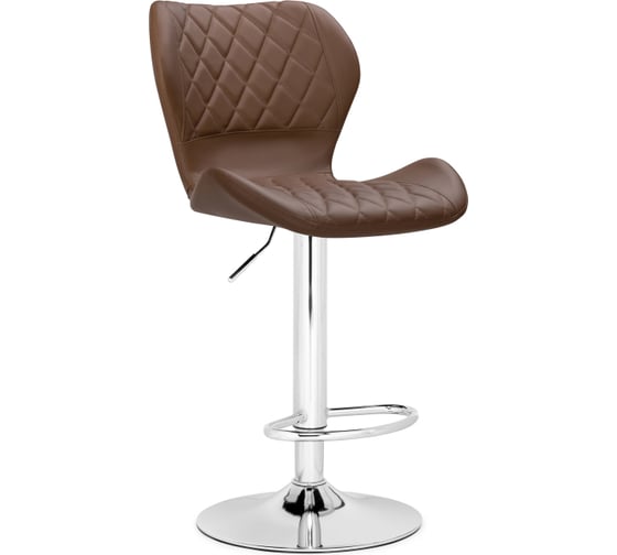 Барный стул Woodville porch brown / chrome 15722 1