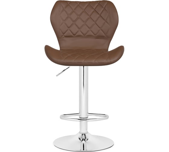 Барный стул Woodville porch brown / chrome 15722