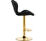 Барный стул Woodville trio black / gold 15728 3