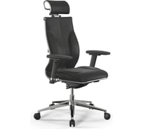 Кресло МЕТТА Samurai m3-11d - infinity /kc06/wm06/d03p/h2cl черный, бежевая строчка z509221719