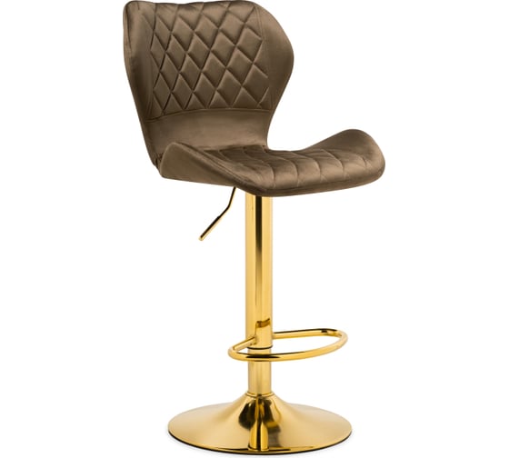 Барный стул Woodville porch cappuccino/gold 15726 1
