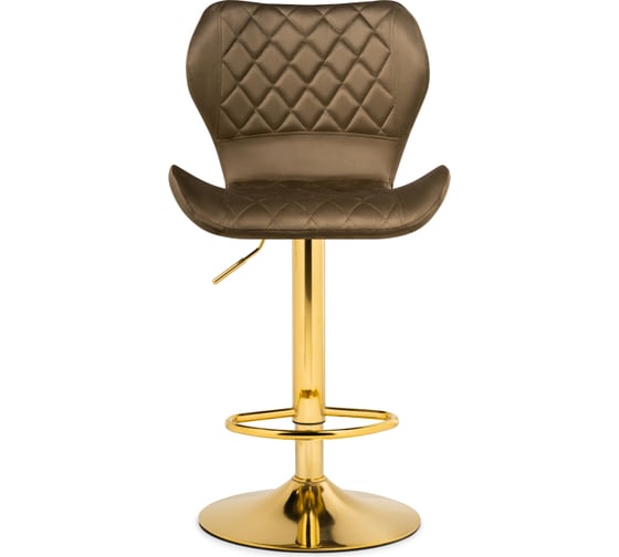 Барный стул Woodville porch cappuccino/gold 15726