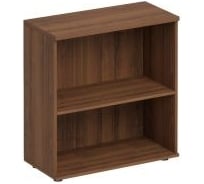 Низкий широкий стеллаж Юнитекс "Комфорт" 80х38х84 см, орех французский К.423_ОФ