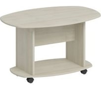 Журнальный стол Юнитекс "Комфорт" 80х50х56 см, дуб шамони светлый К.131_ДШ