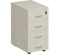 Приставная тумба Юнитекс "Комфорт" 4 ящика, 40х60х75 см, дуб шамони светлый К.302_ДШ 31490685