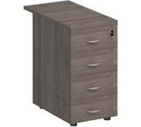 Приставная тумба Юнитекс "Комфорт" 4 ящика, 40х75х75 см, дуб шамони темный К.303_ШТ